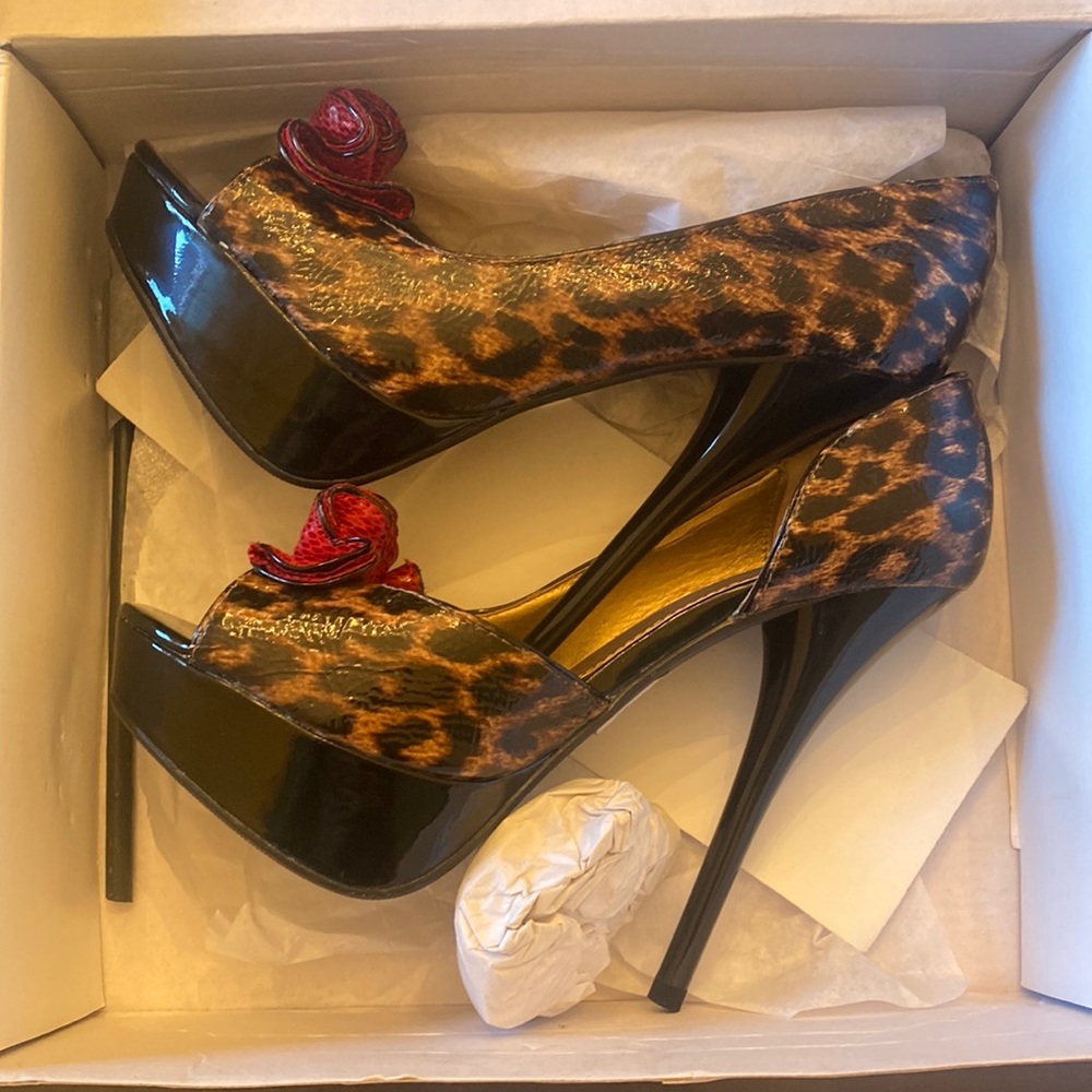 Leopard Heels